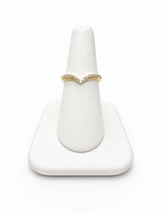 VIC 14KY 1/6ct (25) Dia Wrap CTW: 0.16