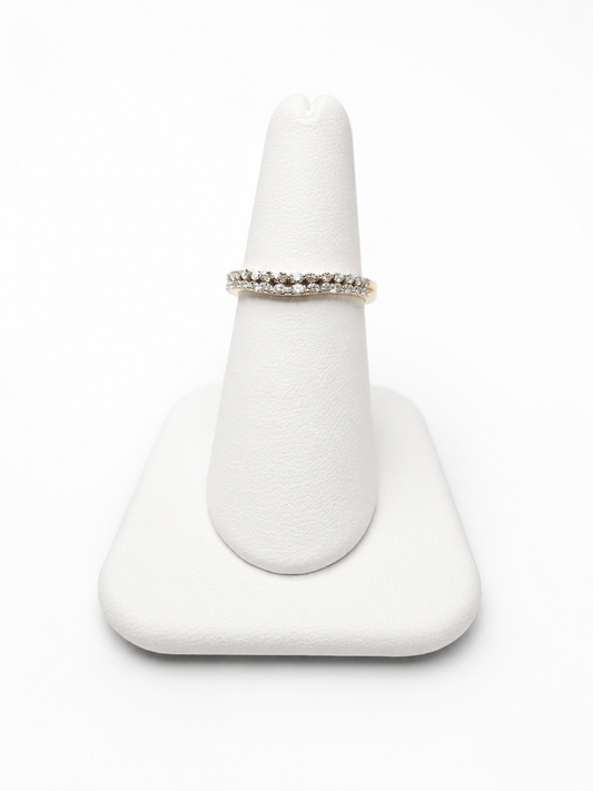 VIC 14KY 1/4ct (40) Dia Wrap CTW:0.25